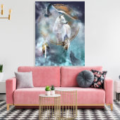 Wölfe Leinwanddruck (Insitu (Wohnzimmer))