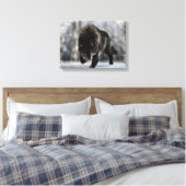 Wölfe Leinwanddruck (Insitu (Schlafzimmer))