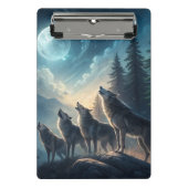 Wölfe Mini Klemmbrett (Vorderseite)