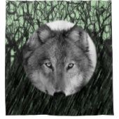 Wölfe mit Duschvorhang (Vorderseite)