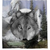 Wölfe mit Duschvorhang (Vorderseite)