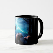 Wölfe mit roten Augen Tasse (VorderseiteRechts)