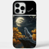 Wölfe mit Vollmond Case-Mate iPhone Hülle (Rückseite)