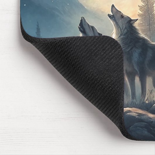 Wölfe Mousepad (Ecke)