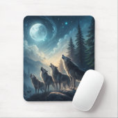 Wölfe Mousepad (Mit Mouse)