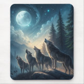 Wölfe Mousepad (Vorne)