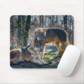 Wölfe Mousepad (Mit Mouse)