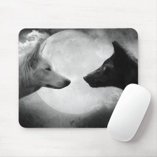 Wölfe Mousepad (Mit Mouse)
