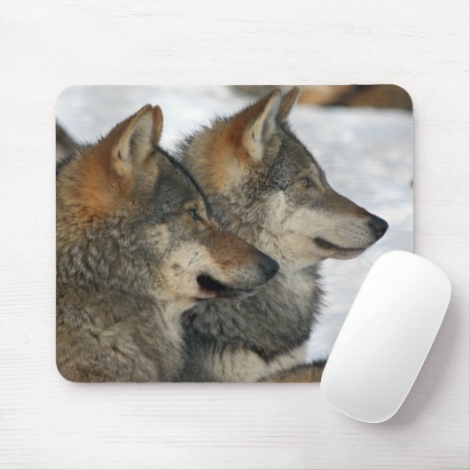 Wölfe Mousepad (Mit Mouse)