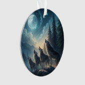 Wölfe Ornament (Vorderseite)