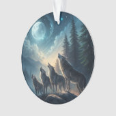 Wölfe Ornament (Vorderseite)