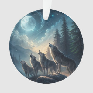 Wölfe Ornament