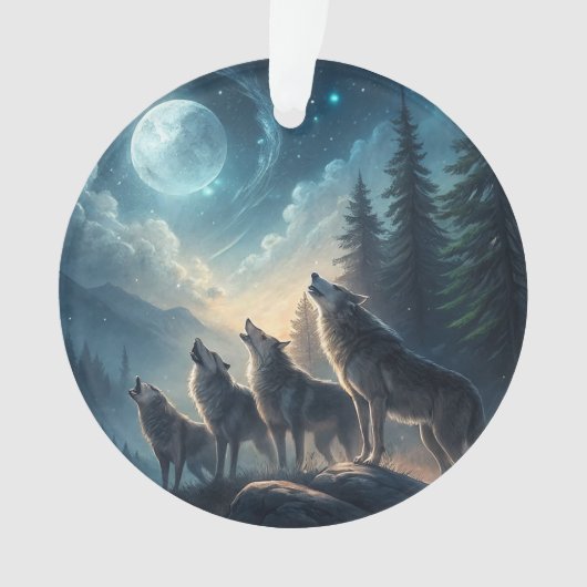 Wölfe Ornament (Vorderseite)