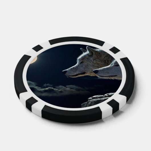 Wölfe Pokerchips (Einzeln)