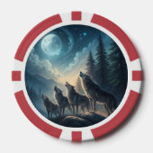 Wölfe Pokerchips (Vorderseite)
