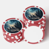 Wölfe Pokerchips (Stapel)