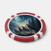 Wölfe Pokerchips (Einzeln)