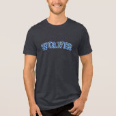 Wölfe Polka Dot Tri-Blend Shirt (Vorderseite)