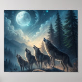 Wölfe Poster (Vorne)
