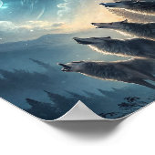 Wölfe Poster (Ecke)