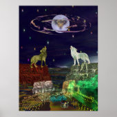 Wölfe Poster (Vorne)