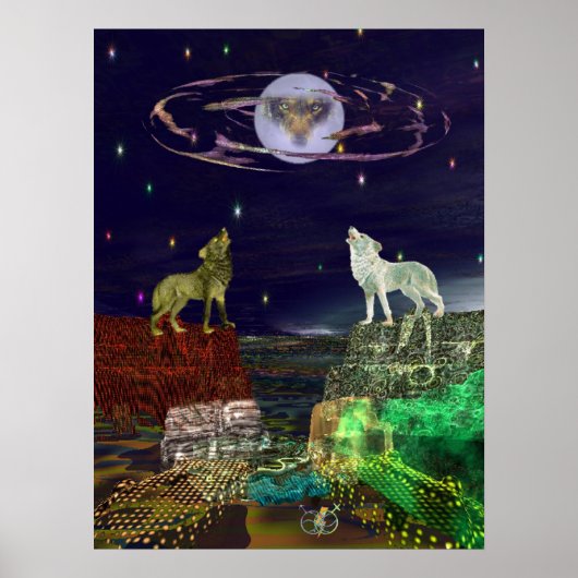 Wölfe Poster (Vorne)