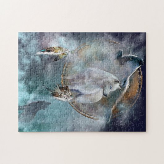 Wölfe Puzzle (Horizontal)