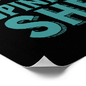 Wölfe schlafen nicht über die Meinung der Schafe Poster (Ecke)