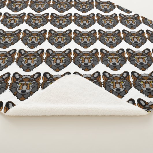 Wölfe Sherpadecke (3/4)