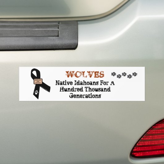 Wölfe sind gebürtige Idahoans. Autoaufkleber (Auf Auto)