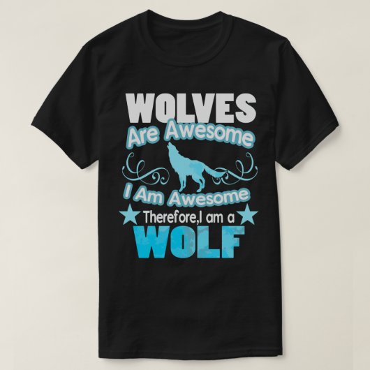 Wölfe sind Phantastisch ich Phantastisch T-Shirt (Design vorne)