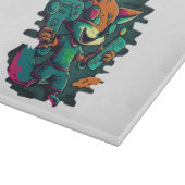 Wölfe spielen schneidebrett (Ecke)