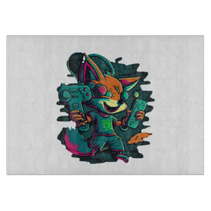 Wölfe spielen Spiele Schneidebrett