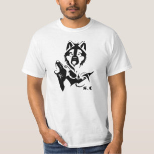 Wölfe Stammes- T-Shirt