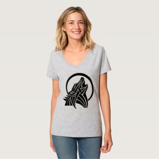 Wölfe T-Shirt (Vorderseite Vollansicht)