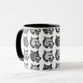 Wölfe Tasse (Vorderseite Links)