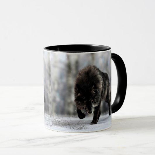 Wölfe Tasse (VorderseiteRechts)