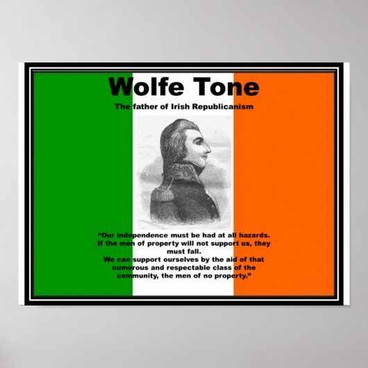 Wolfe Tone Poster (Vorne)