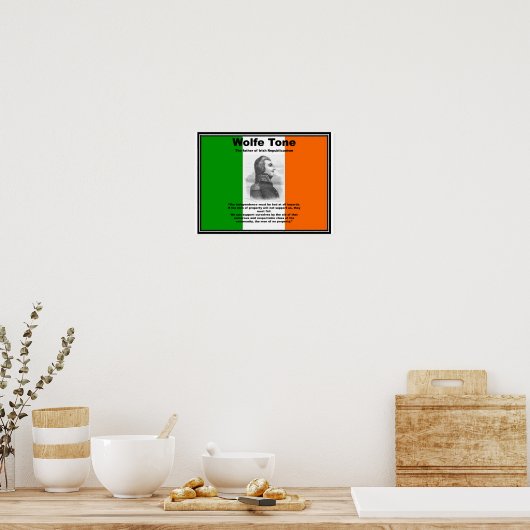 Wolfe Tone Poster (Küche)