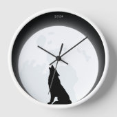 Wölfe Uhr (Vorderseite)