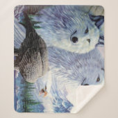 Wölfe und Adler Sherpadecke (Vorderseite)