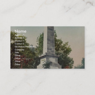 Wolfe-und Montcalm-Denkmal, Quebec seltene Photoch Visitenkarte