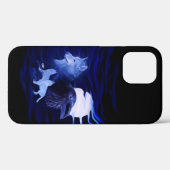Wölfe und Raven mit Vollmond Case-Mate iPhone Hülle (Rückseite (Horizontal))