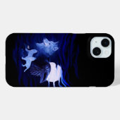 Wölfe und Raven mit Vollmond Case-Mate iPhone Hülle (Rückseite (Horizontal))
