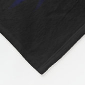 Wölfe und Raven mit Vollmond Fleecedecke (Ecke)