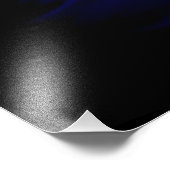 Wölfe und Raven mit Vollmond Fotodruck (Ecke)