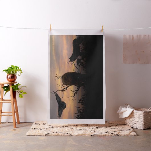 Wölfe und Raven Stoff (Beispiel)