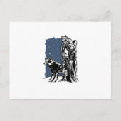 Wölfe und Wölfe Postkarte (Vorderseite)