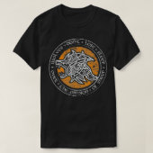 Wölfe verlieren nicht Schlaf Fenrir Celtic Art Vik T-Shirt (Design vorne)