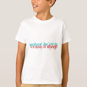 Wölfe verlieren nicht Schlaf über der Meinung de T-Shirt